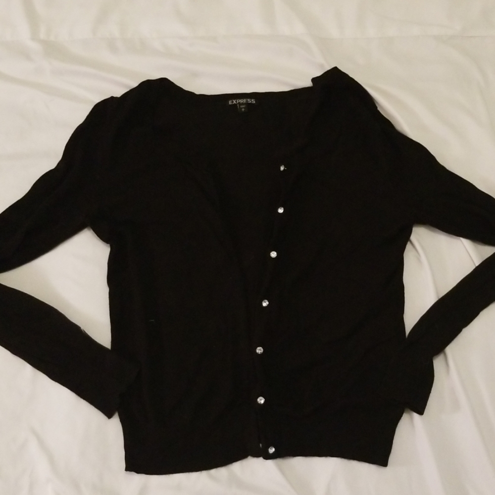 Black Express cardigan
